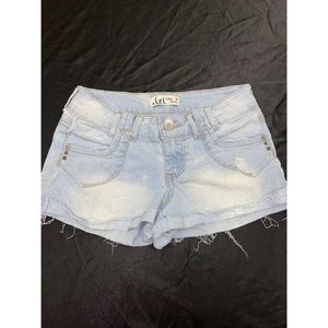 Light Wash Denim Shorts Size 1
